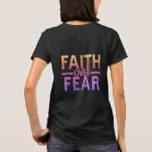 T-shirt Foi sur la peur (Dos)