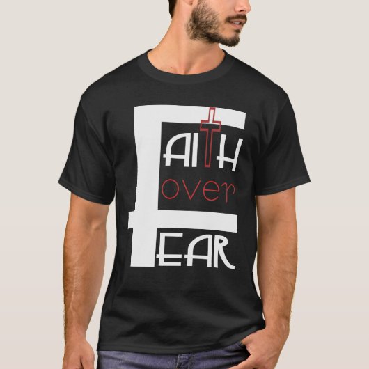 T-shirt Foi sur la peur (Devant)