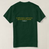 T-shirt Foi sur la peur (Design dos)