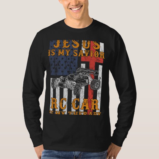 T-shirt Foi télécommandée : Jésus est mon Sauveur, RC-Ca (Devant)
