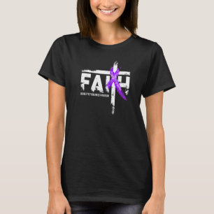T-shirt Foi Violence familiale Sensibilisation Violet chré