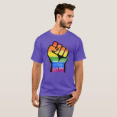 T-shirt Fois de résistance LGBT (Devant entier)