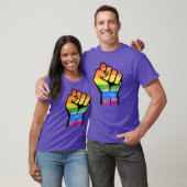 T-shirt Fois de résistance LGBT (Unisexe)