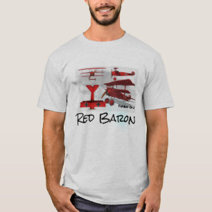 T-shirt Fokker de baron rouge triplan
