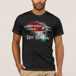T-shirt Fokker de baron rouge triplan