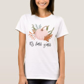 T-shirt Foliage Citrouille rustique C'est automne Y'all (Devant)