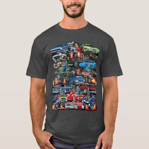 T-shirt Folie Automobile Muscle Cars Voitures Classiques e