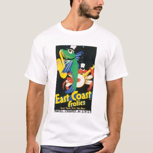 T-shirt Folies de la Côte Est (Devant)
