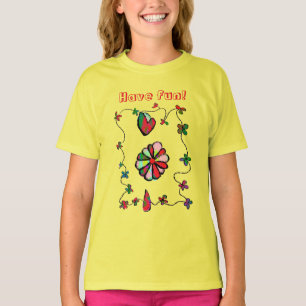 T-shirt Folk Retro pittoresque et l'art heureux