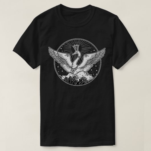 T-shirt folklore russe Fairy Swan Queen Art Design (Design devant)