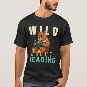 T-shirt Folle de lecture Amour des livres Nerd Bibliophile