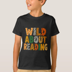 T-shirt Folle de lire un livre d'animaux drôles professeur
