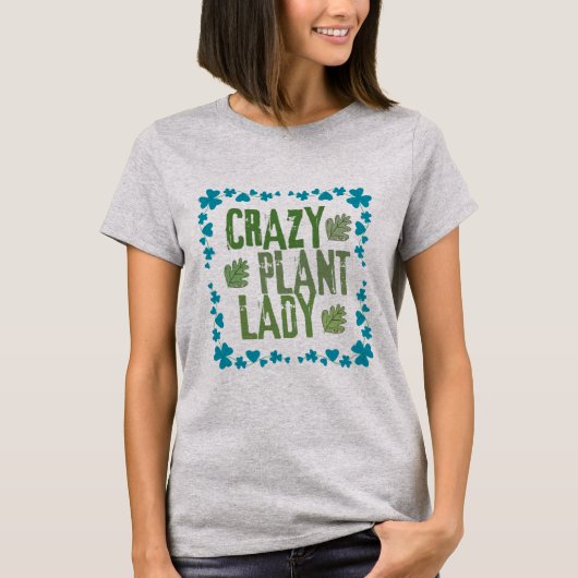 T-shirt Folle de plantes (Devant)