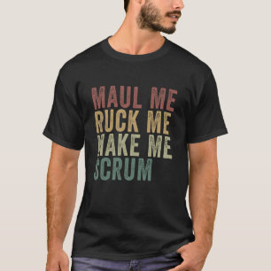 T-shirt Folle de rugby jeu de mots grossier partisan jour