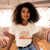 T-shirt Folle et fiancée Fête de bachelorette rétro des an