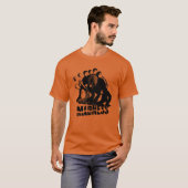 T-shirt Folle fille rétro (Devant entier)