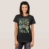 T-shirt Follow Me I Do Crazy Things With My Violin Crazy V (Devant entier)