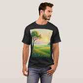 T-Shirt foncé basique (Devant entier)