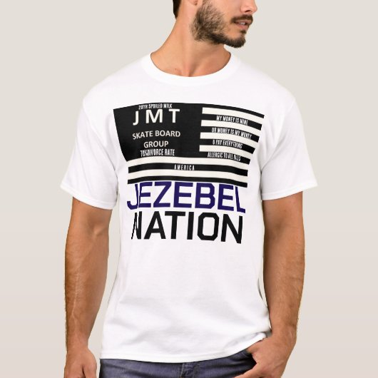 T-Shirt foncé basique JEZEBEL NATION (Devant)