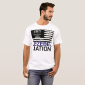 T-Shirt foncé basique JEZEBEL NATION (Devant entier)