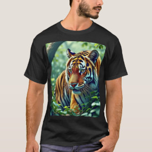 T-shirt foncé basique pour homme