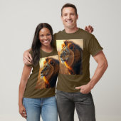 T-shirt foncé basique pour hommes (Unisexe)