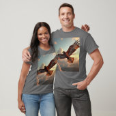 T-shirt foncé basique pour hommes (Unisexe)