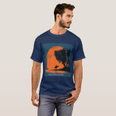T-Shirt foncé basique pour hommes (Devant entier)