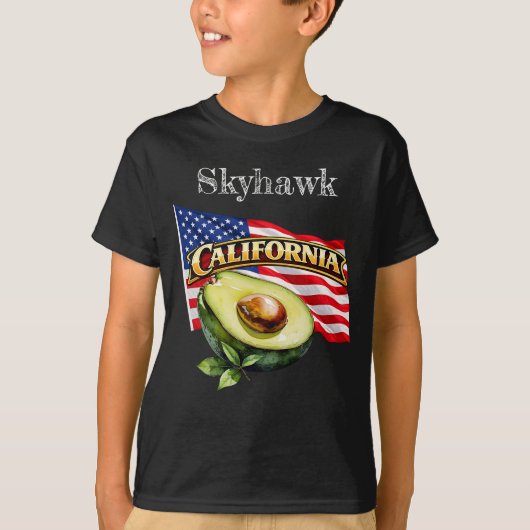 T-Shirt foncé California Boy (Devant)