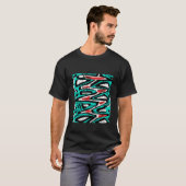 T-shirt foncé de base (Devant entier)