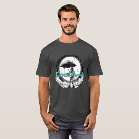 T-shirt foncé de base (Devant entier)