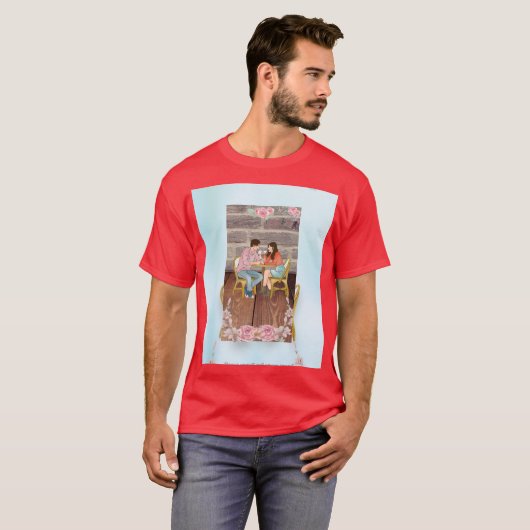 T-shirt foncé de base (Devant entier)