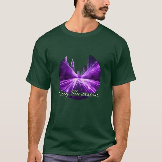 T-Shirt foncé de base (Devant)