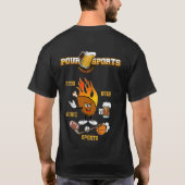 T-shirt foncé de base (Dos)