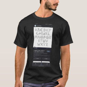 T-shirt foncé de base