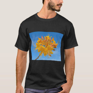 T-shirt foncé de base avec Azalée de la flamme de 