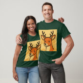 T-shirt foncé de base avec un design unique (Unisexe)