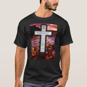 T-shirt foncé de base de 3h16 de John