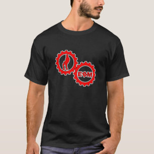 T-shirt foncé de base de "EBM Logo_3"