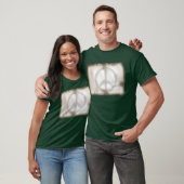 T-shirt foncé de base de paix (Unisexe)