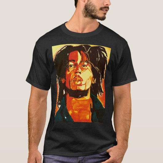 T-Shirt foncé de base MUSIC PLANET (Devant)