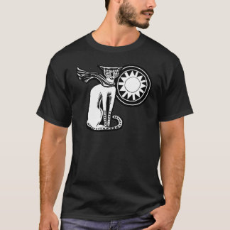 T-shirt foncé de base noir de conversation