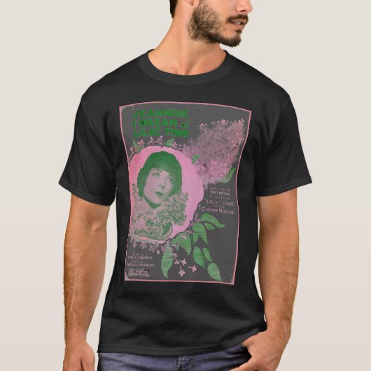 T-shirt foncé "de TEMPS LILAS" (Devant)