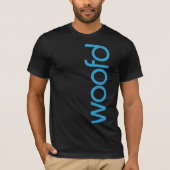 T-shirt foncé de "Woofd" (Devant)