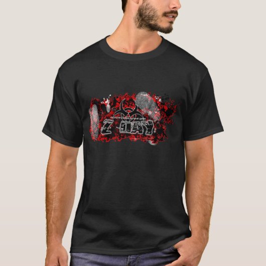 T-shirt foncé de Z-Jour (Devant)