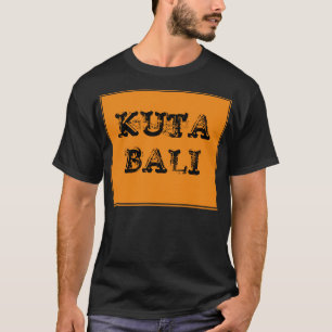 T-shirt foncé orange de Kuta Bali