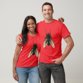 T-shirt foncé ou léger de mouche de Chambre (Unisexe)