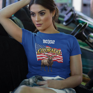 T-Shirt foncé pour femmes du Colorado