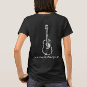 T-shirt foncé pour femmes Mia (Dos)