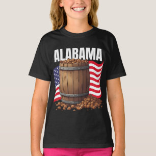 T-Shirt foncé pour fille de l'Alabama